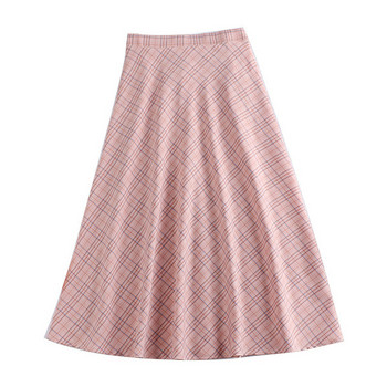 Fusta de dama actuala in patru culori - cu talie inalta