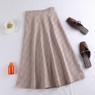 Fusta de dama actuala in patru culori - cu talie inalta