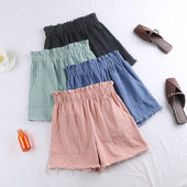 Pantaloni scurți de damă cu buzunare în patru culori
