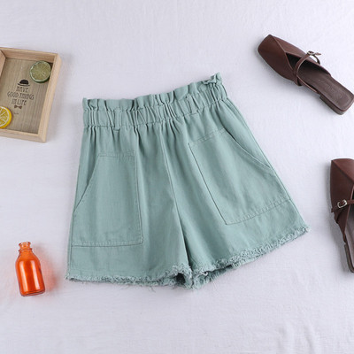 Pantaloni scurți de damă cu buzunare în patru culori