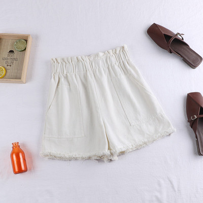 Pantaloni scurți de damă cu buzunare în patru culori