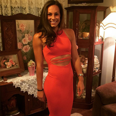 Rochie moderna de dama cu cravate incrucisate in patru culori