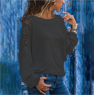 Bluză de damă modernă cu mâneci lungi în trei culori