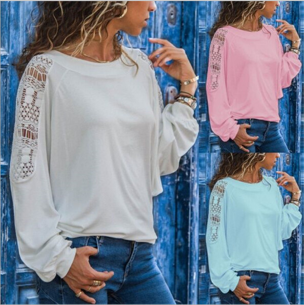 Bluză de damă modernă cu mâneci lungi în trei culori