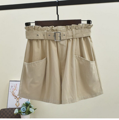 Pantaloni scurti de dama cu curea in mai multe culori