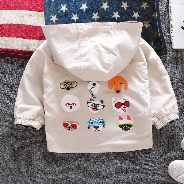 Modern gyerek kabát fiúknak két színben