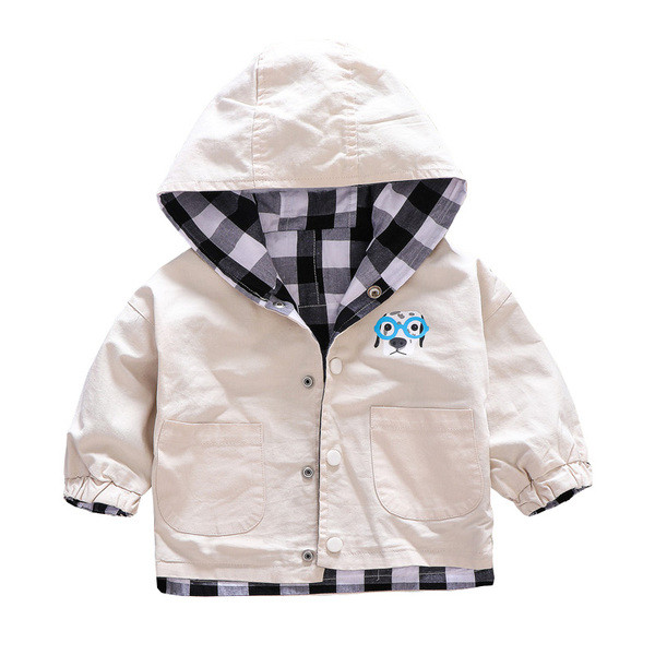 Modern gyerek kabát fiúknak két színben