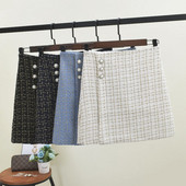 Fusta de dama cu talie inalta in patru culori