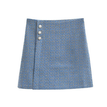 Fusta de dama cu talie inalta in patru culori