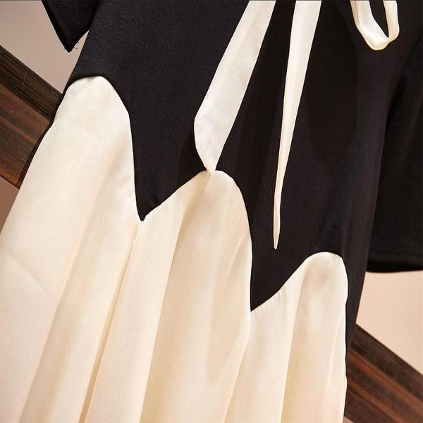 Rochie de dama actuala model lat cu maneci scurte si marimi pana la 4XL