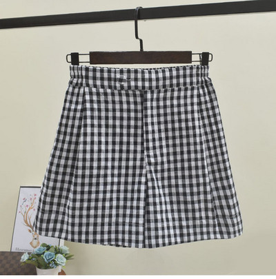 Pantaloni scurti dama in carouri in mai multe culori