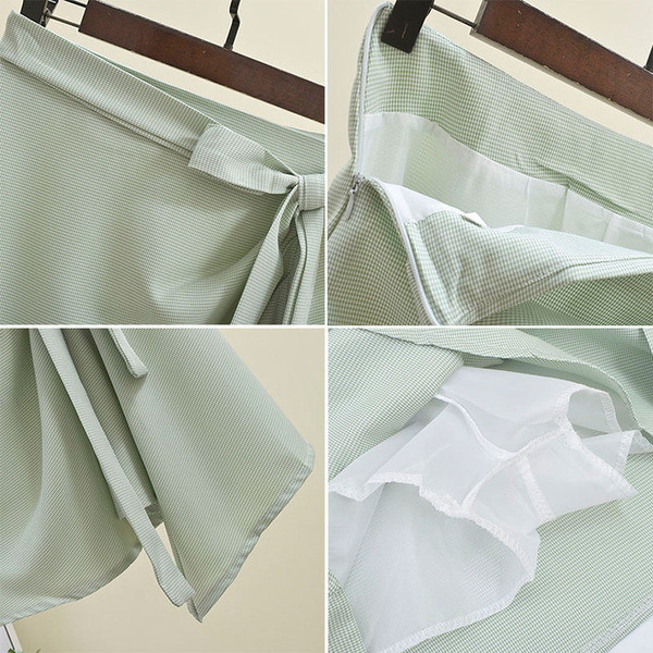 Fusta dama model asimetric in mai multe culori