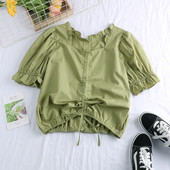 Bluza de dama actuala in patru culori cu cravate