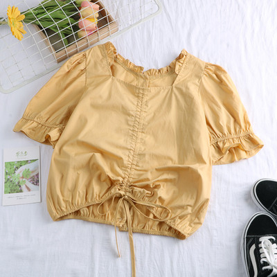 Bluza de dama actuala in patru culori cu cravate