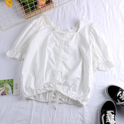 Bluza de dama actuala in patru culori cu cravate