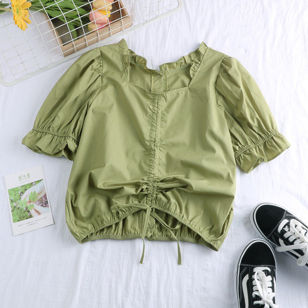 Bluza de dama actuala in patru culori cu cravate