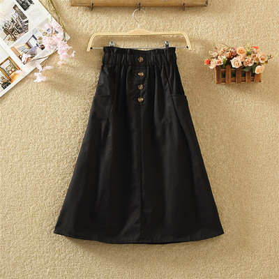 Fusta de dama decupata eleganta cu buzunare in mai multe culori