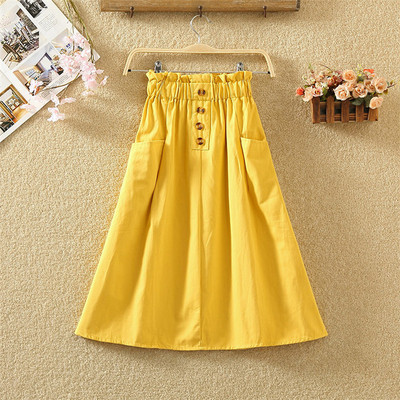 Fusta de dama decupata eleganta cu buzunare in mai multe culori