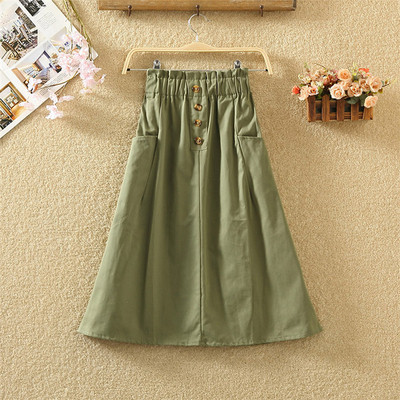 Fusta de dama decupata eleganta cu buzunare in mai multe culori