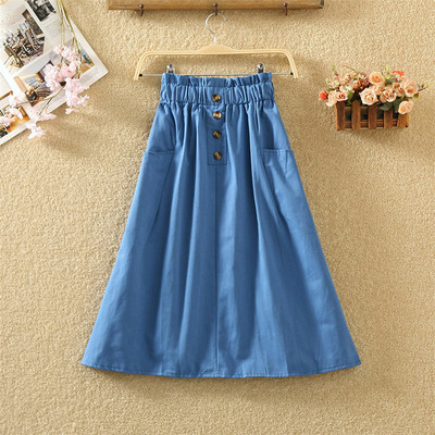 Fusta de dama decupata eleganta cu buzunare in mai multe culori