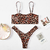 Costum de baie de dama modern in doua culori