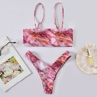 Costum de baie de dama modern in doua culori