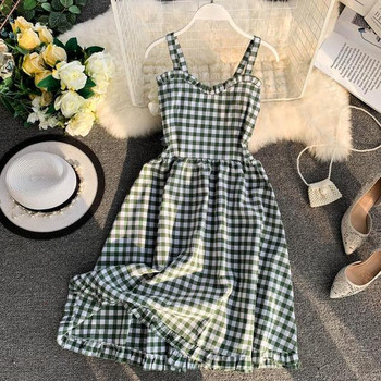 Rochie de dama in carouri croiala in mai multe culori