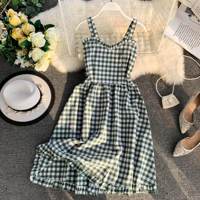 Rochie de dama in carouri croiala in mai multe culori