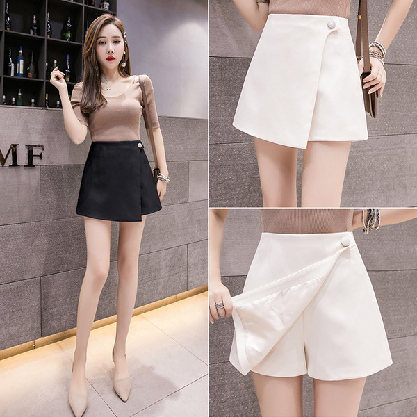 Szoknya - nadrág két színben - fehér és fekete