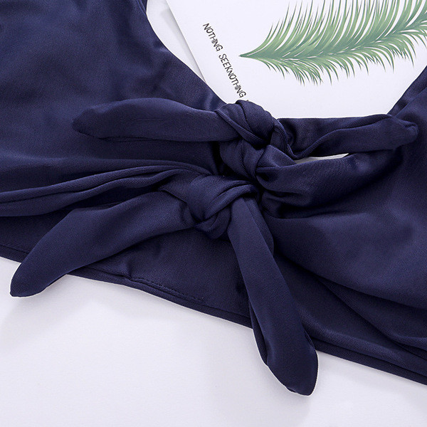 Costum de baie din două piese cu motive florale