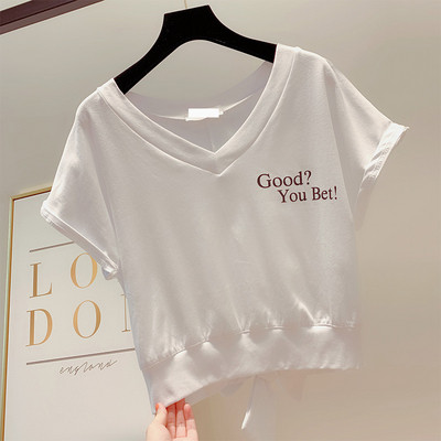 Bluză de damă modernă cu panglică pe spate