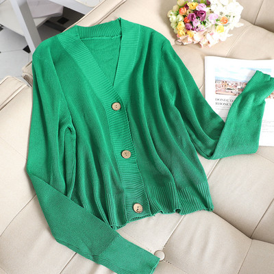 Vesta casual dama cu nasturi si maneci lungi