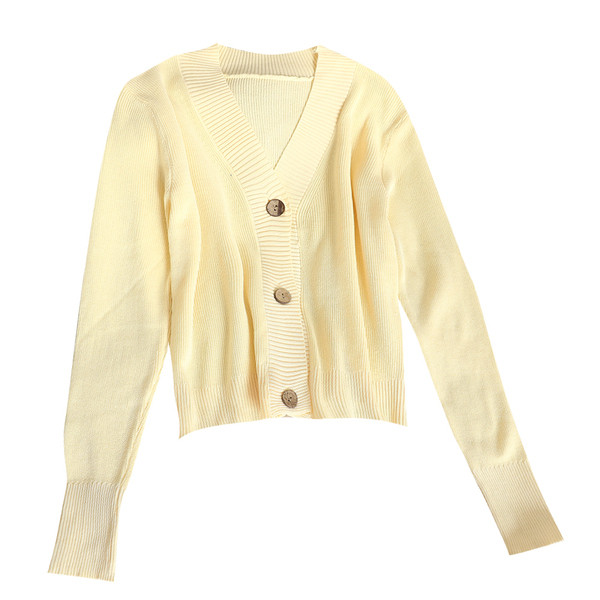 Vesta casual dama cu nasturi si maneci lungi