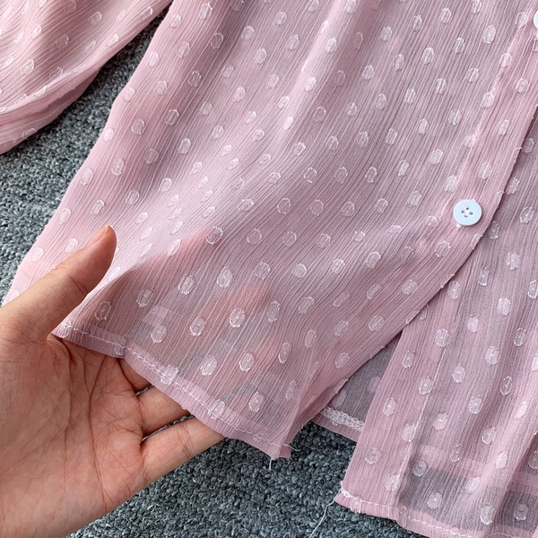 Cămașă de damă cu dantelă în trei culori