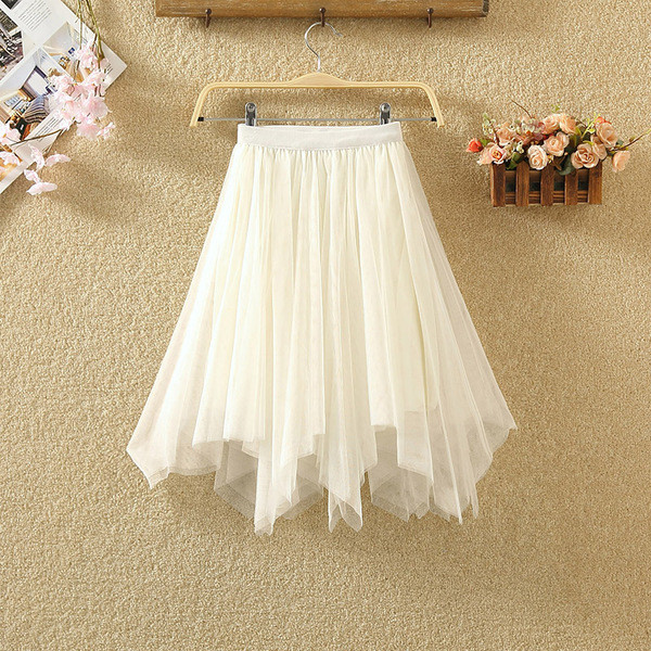 Fusta de damă asimetrică - mai multe culori