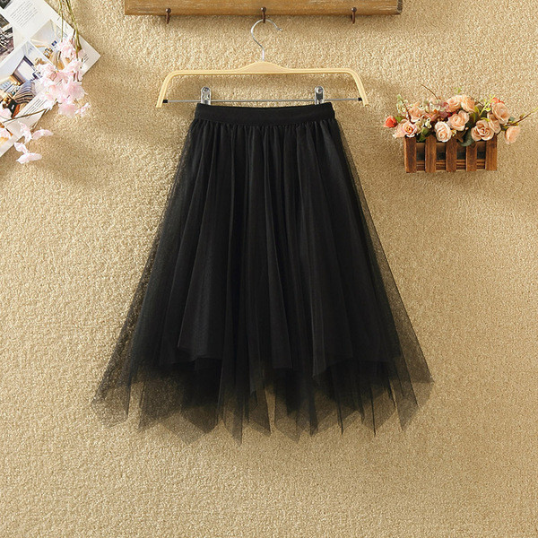 Fusta de damă asimetrică - mai multe culori