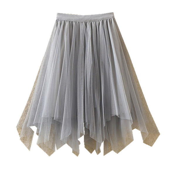 Fusta de damă asimetrică - mai multe culori