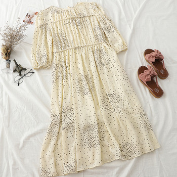 Rochie de dama croiala cu maneci 3/4 in doua culori