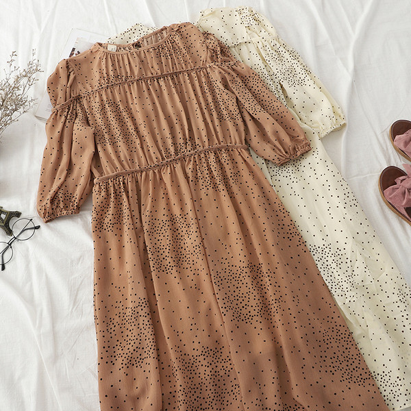 Rochie de dama croiala cu maneci 3/4 in doua culori