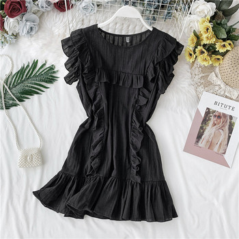 Rochie de dama cu decolteu in negru