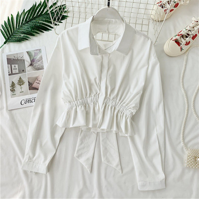 Cămașă modernă de damă cu guler în patru culori