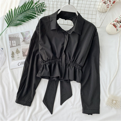 Cămașă modernă de damă cu guler în patru culori