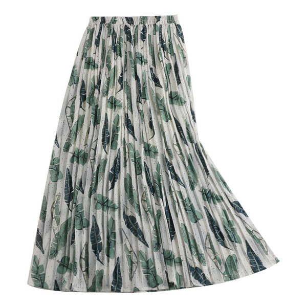 Fusta de dama moderna in patru culori cu motive florale