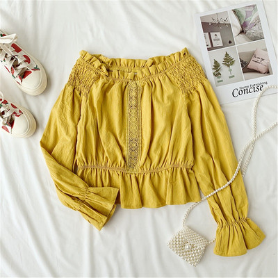 Bluza de dama eleganta cu umerii goi in diferite culori