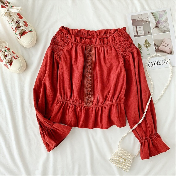 Bluza de dama eleganta cu umerii goi in diferite culori