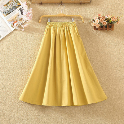 Fusta casual dama cu buzunare - mai multe culori