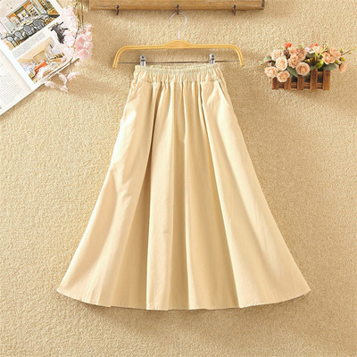 Fusta casual dama cu buzunare - mai multe culori