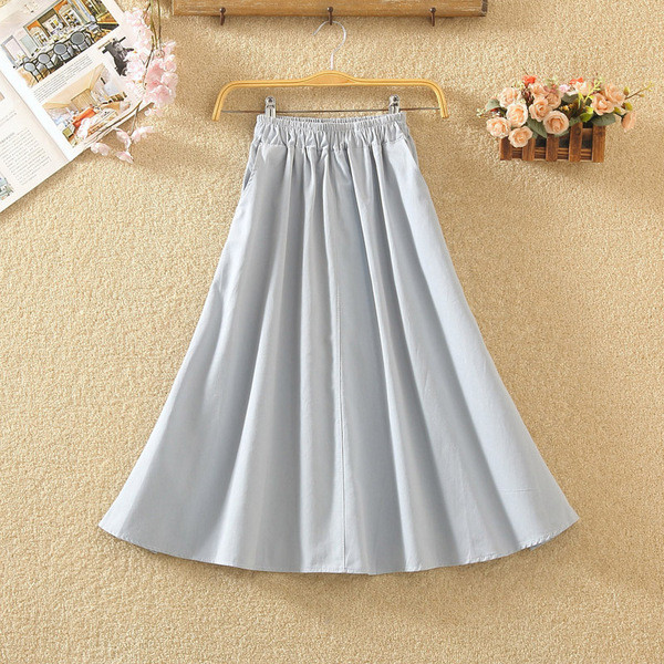 Fusta casual dama cu buzunare - mai multe culori