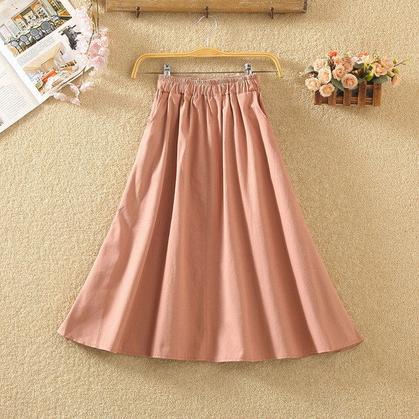 Fusta casual dama cu buzunare - mai multe culori