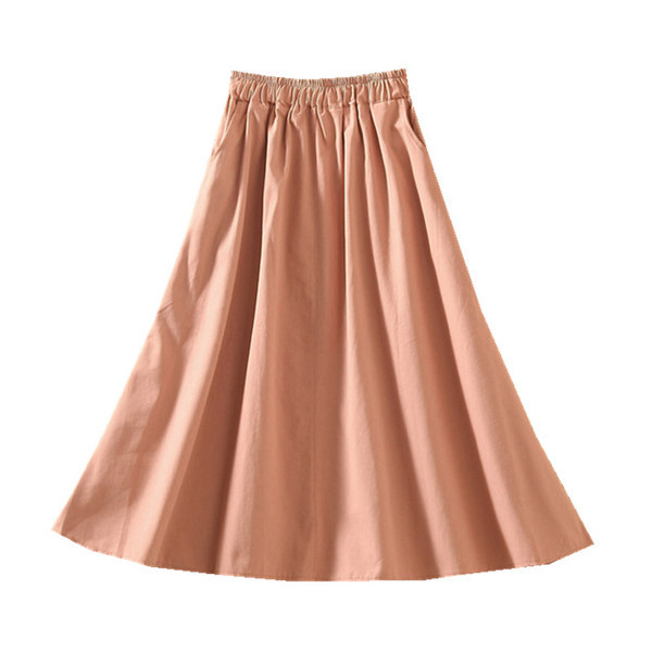 Fusta casual dama cu buzunare - mai multe culori